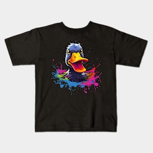 Duck Smiling Kids T-Shirt